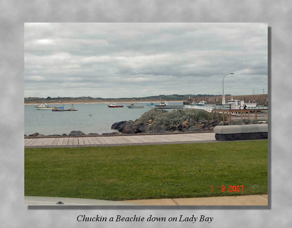 photo of Chukin a Beachie Down on Lady Bay
