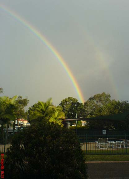photo of rainbow in the goldcoast oz
