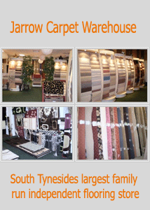 Advert for Jarrow Carpet Warehouse