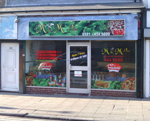 M & M Pizza Takeaway South Shields Picture