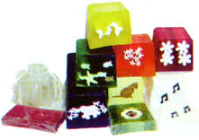 photo of scented soaps