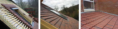 photo of roof repairs