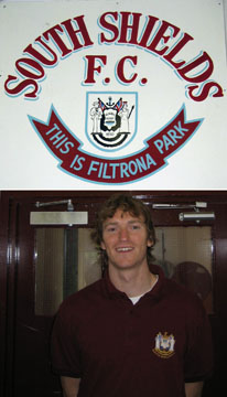 photo of south shields FC player Duncan Obrien