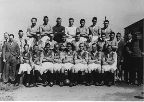 old photo of south shields football club 1938 1939