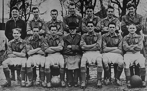 old photo of south shields football players 1957 1958