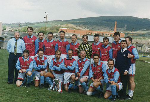 old photo of Vaux Wearside League Champions 1994 1995