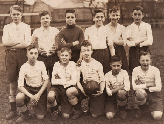 old photo of South Shields Town Boys Football Team