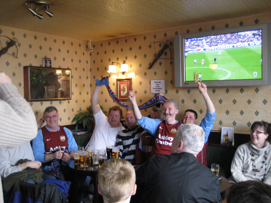 photo of south shields fc supporters