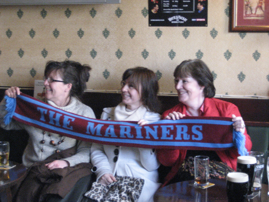 photograph of south shields mariners ladies supporters