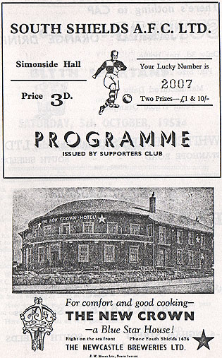 1957 football programmes