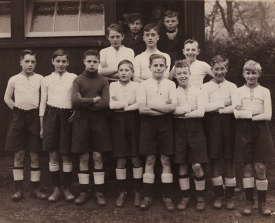 old photo of South Shields Town School Boys Football Team