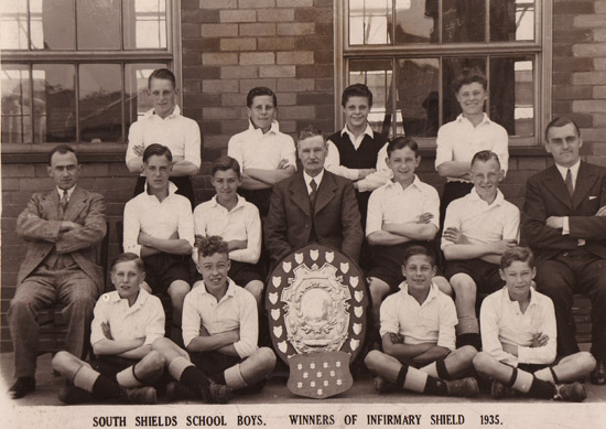 picture of the Infirmary Shield Cup 1935