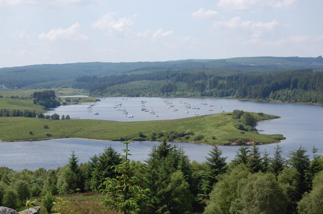 photograph of Kielder Lake Northumberland