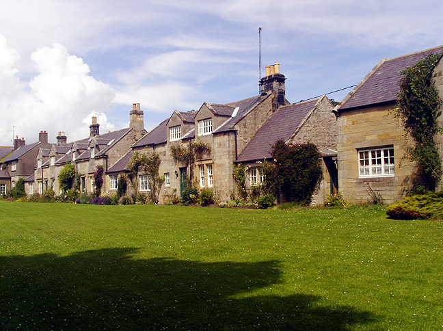 photo of cottages in Rock village Northumberland