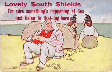  Postcards on Old Seaside Funny Postcards South Shields Tyne   Wear England Uk