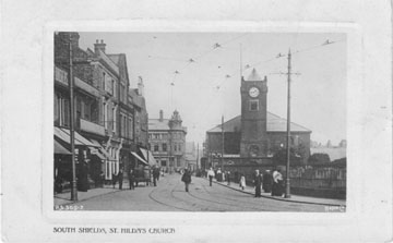 old photograph of St. Hildas Church 1910