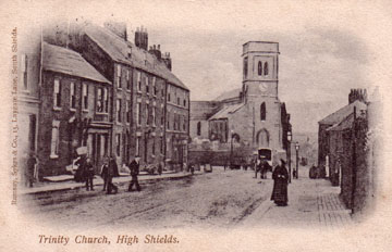old photo of Trinity Church South Shields