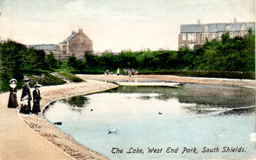 old photo of West Park Lake