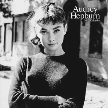 photo of Audrey Hepburn calendars