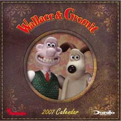photo of Wallace & Gromit calendar