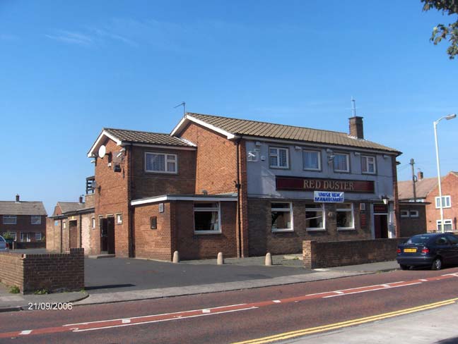 photo of the red Duster Pub Whiteleas South Shields Tyne & Wear