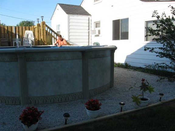 photo of garden swimming pool