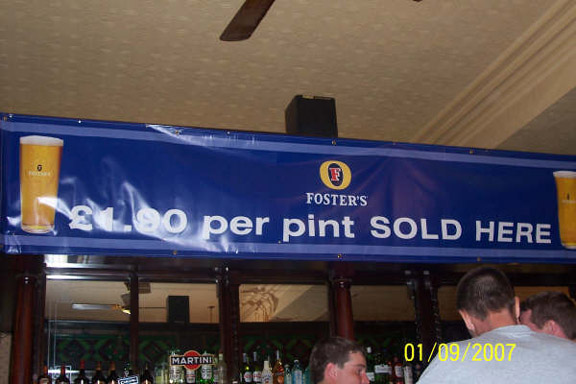 Fosters banner
