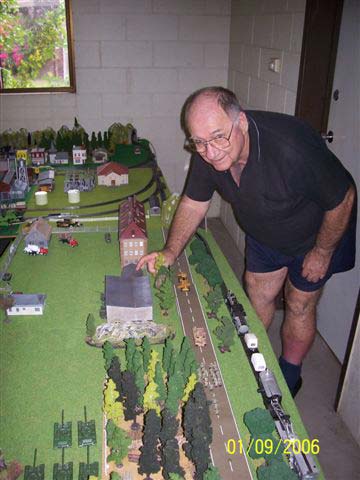 photo of train set