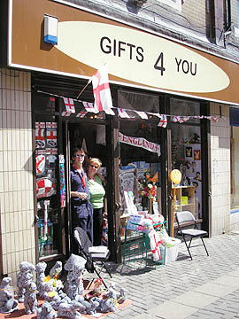 photo of Geordie cards shop South Shields