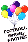 football party logo