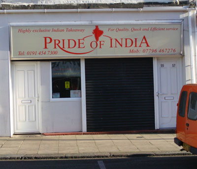 Pride of India Takeaway South Shields Picture