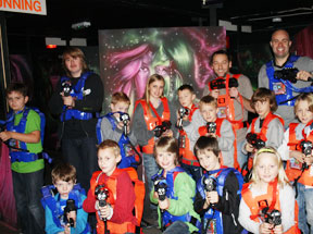 photo of quasar youths playing quasar