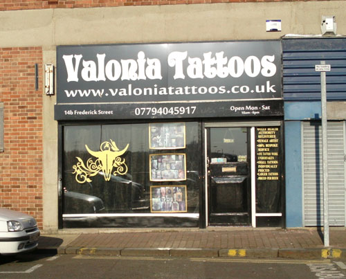 Valonia Tattoos Studio South Shields Picture