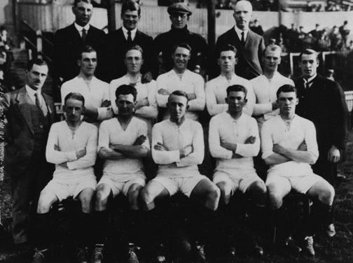 old photo of shields footballers 1919 1920