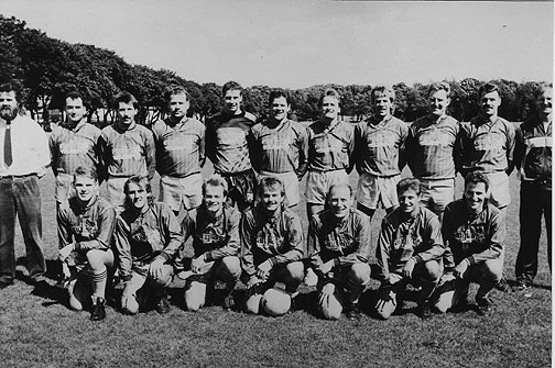 old photo of Vaux Wearside League Players 1989 1990