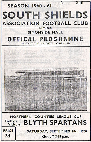 old football programmes for 1960