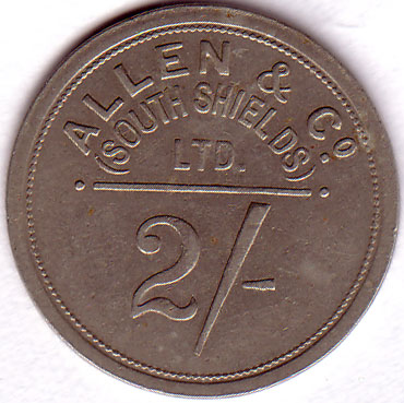 photo of old store token coin