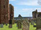 picture of Lindisfarne Priory on Holy Island