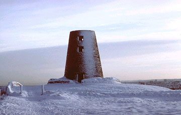 picture of the windmill on cleadon hills