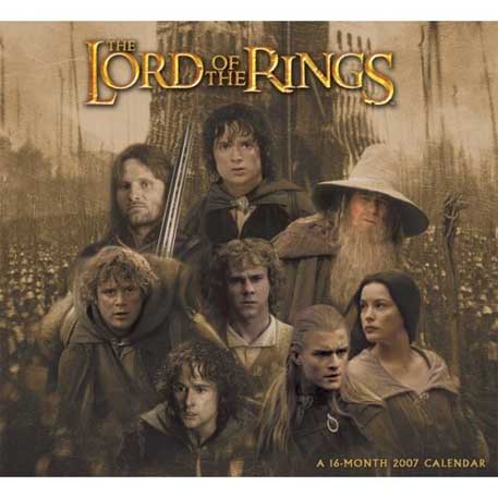 photo of Lord of The Rings calendar