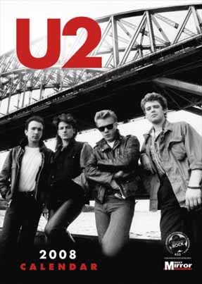 photo of U2 calendar