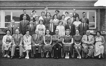 old photo of Teachers at brinkburn School